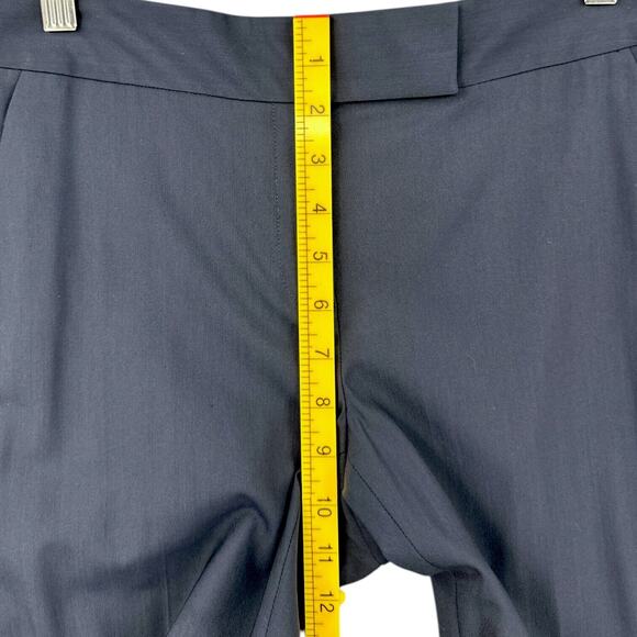 Classiques Entier Navy Wool Blend Flat‎ Front Dress Pants Corpcore Womens Size 2 - Picture 7 of 8